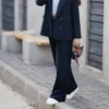 کت شلوار زنانه مدل فاستونی دبل برست weeamor - تصویر 2