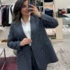 کت شلوار زنانه مدل دیپلمات بگ - تصویر 7