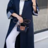 مانتو زنانه بلند لینن طرح بخیه دوزی الارا weeamore - تصویر 2