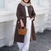 مانتوبلند لینن طرح جیب سفید استلا weeamore - Image 6