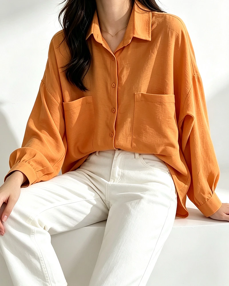 شومیز زنانه تمام نخ تابستانه - Image 5
